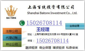 上海投資管理公司注冊全攻略 條件、流程與投資管理解析